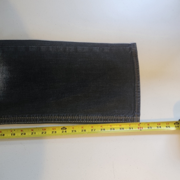 Silver Jeans Mens Gordie Straight Relaxed Leg Size 34x32 Dark Wash Western - Picture 12 of 12